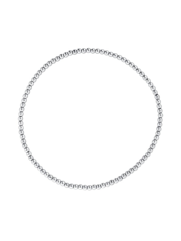 Silver Everyday Stretch Bracelet - 2mm