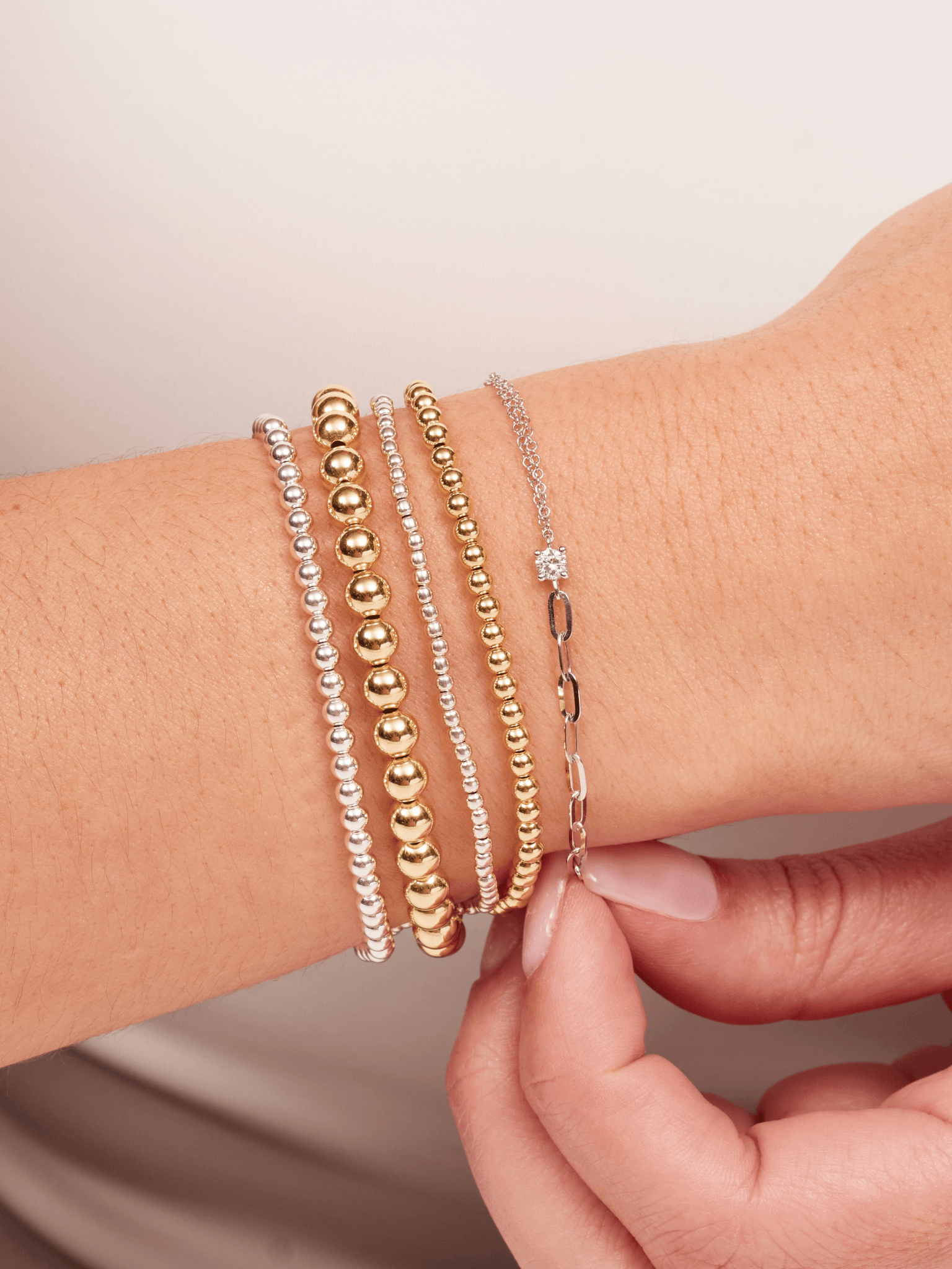 Small beaded stretch online bracelets