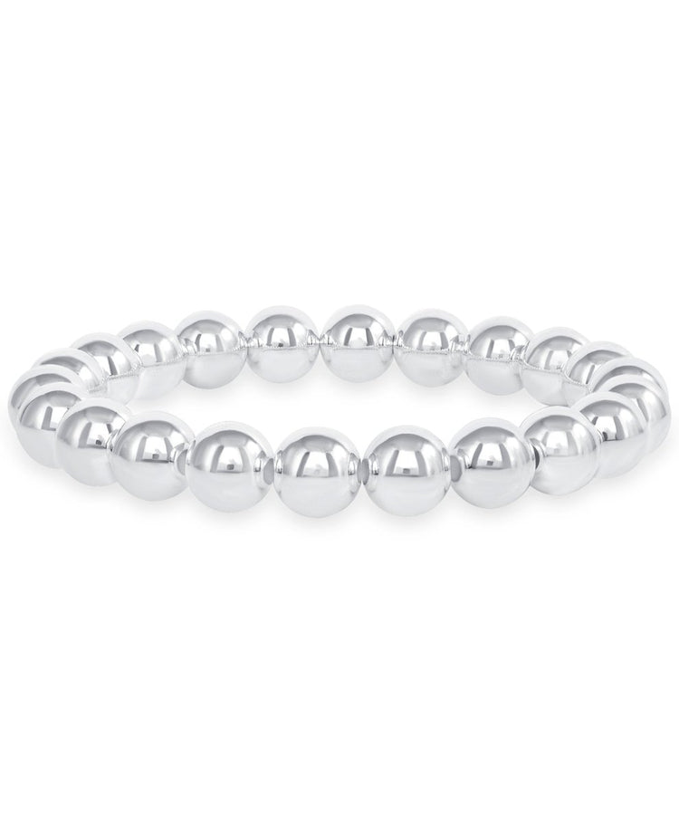 Silver Everyday Stretch Bracelet - 8mm
