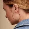 Flat Gold Hoops - LeMel