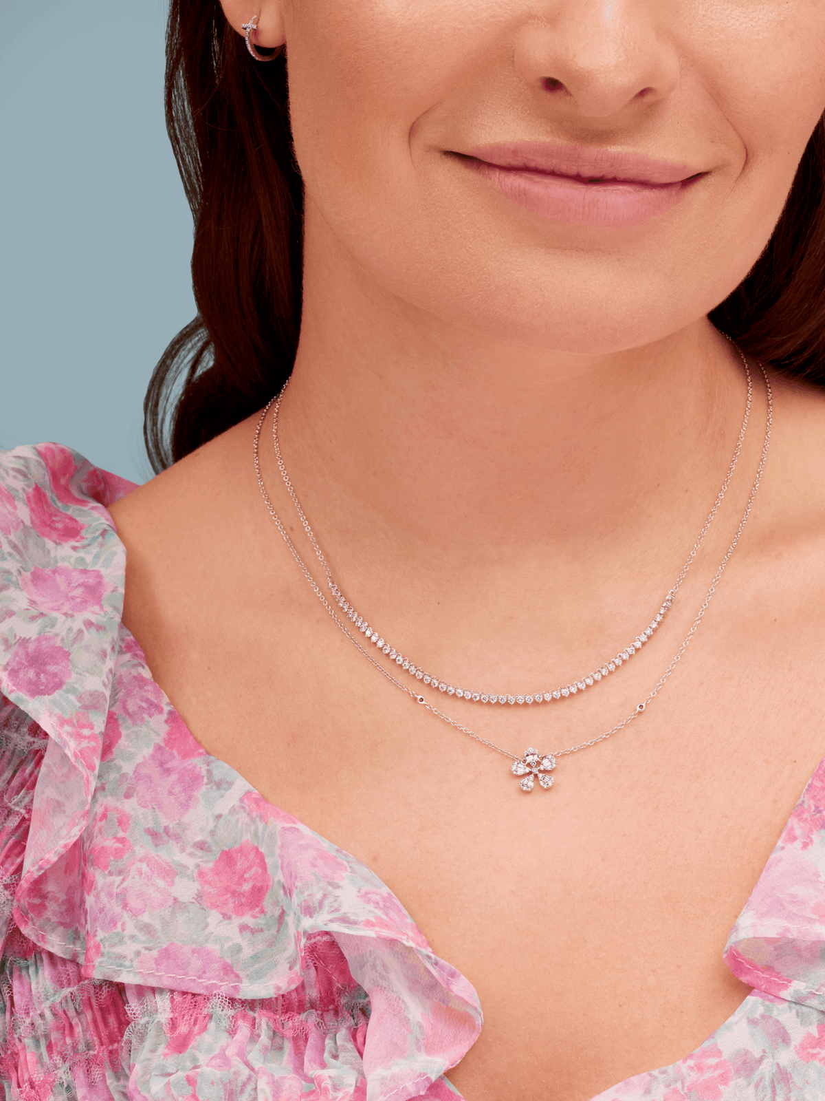 Florence Single Diamond Necklace 14K - LeMel