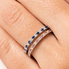 Gracie Ring Blue Sapphire 14K - LeMel
