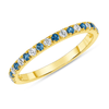 Gracie Ring Blue Sapphire 14K - LeMel