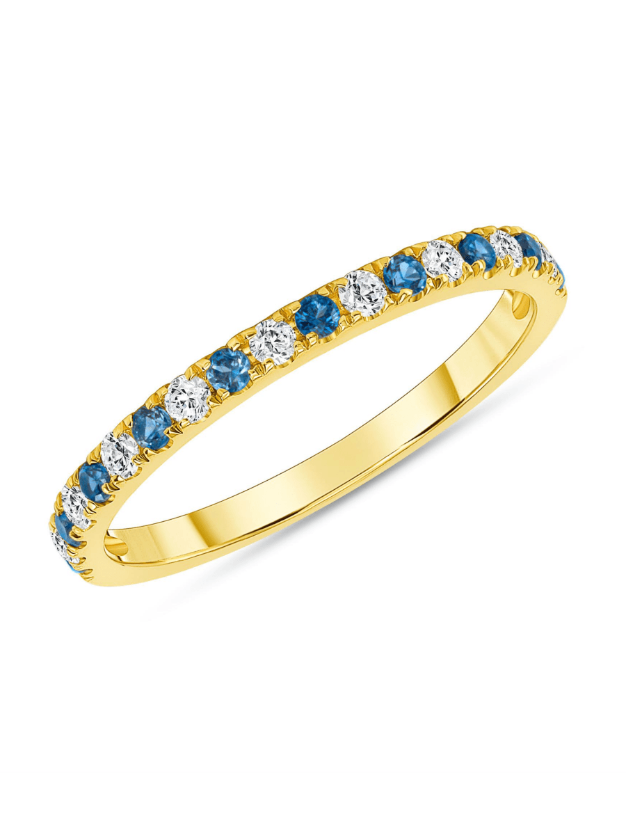 Gracie Ring Blue Sapphire 14K - LeMel