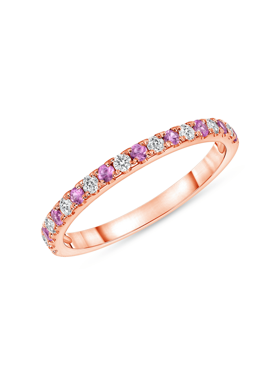 Gracie Ring Pink Sapphire 14K - LeMel