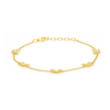 Hallie Diamond Butterfly Bracelet 14K - LeMel