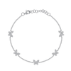 Hallie Diamond Butterfly Bracelet 14K - LeMel