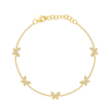 Hallie Diamond Butterfly Bracelet 14K - LeMel