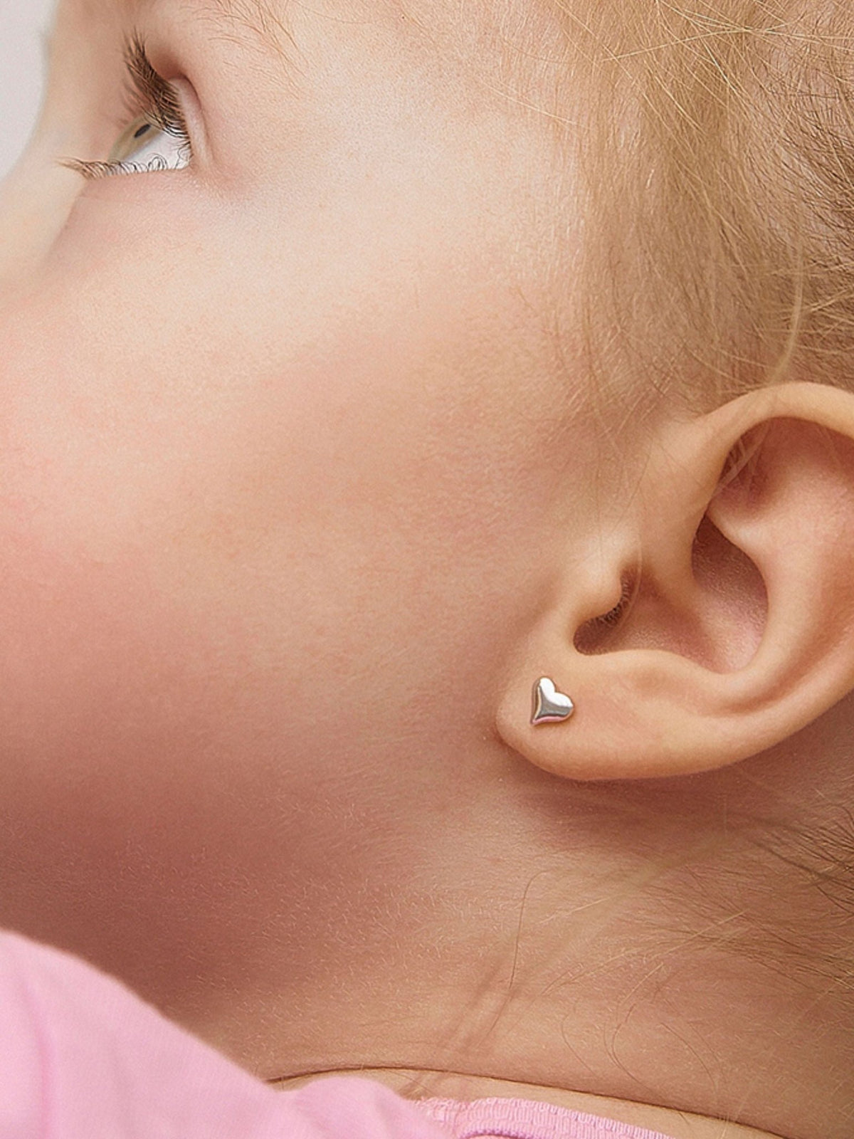 Heart Silver Stud Earrings - LeMel