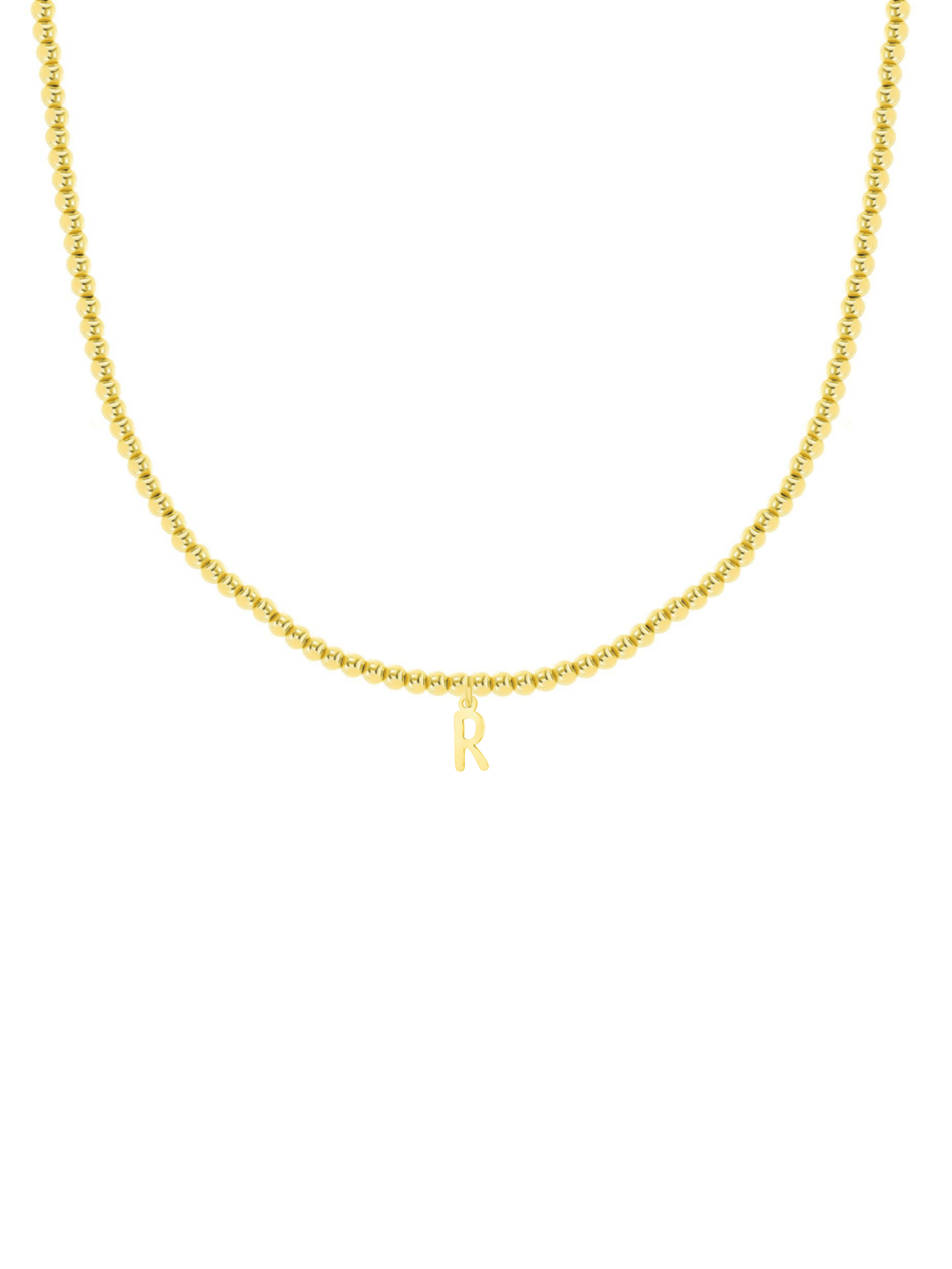Initial Everyday Beaded Choker - LeMel
