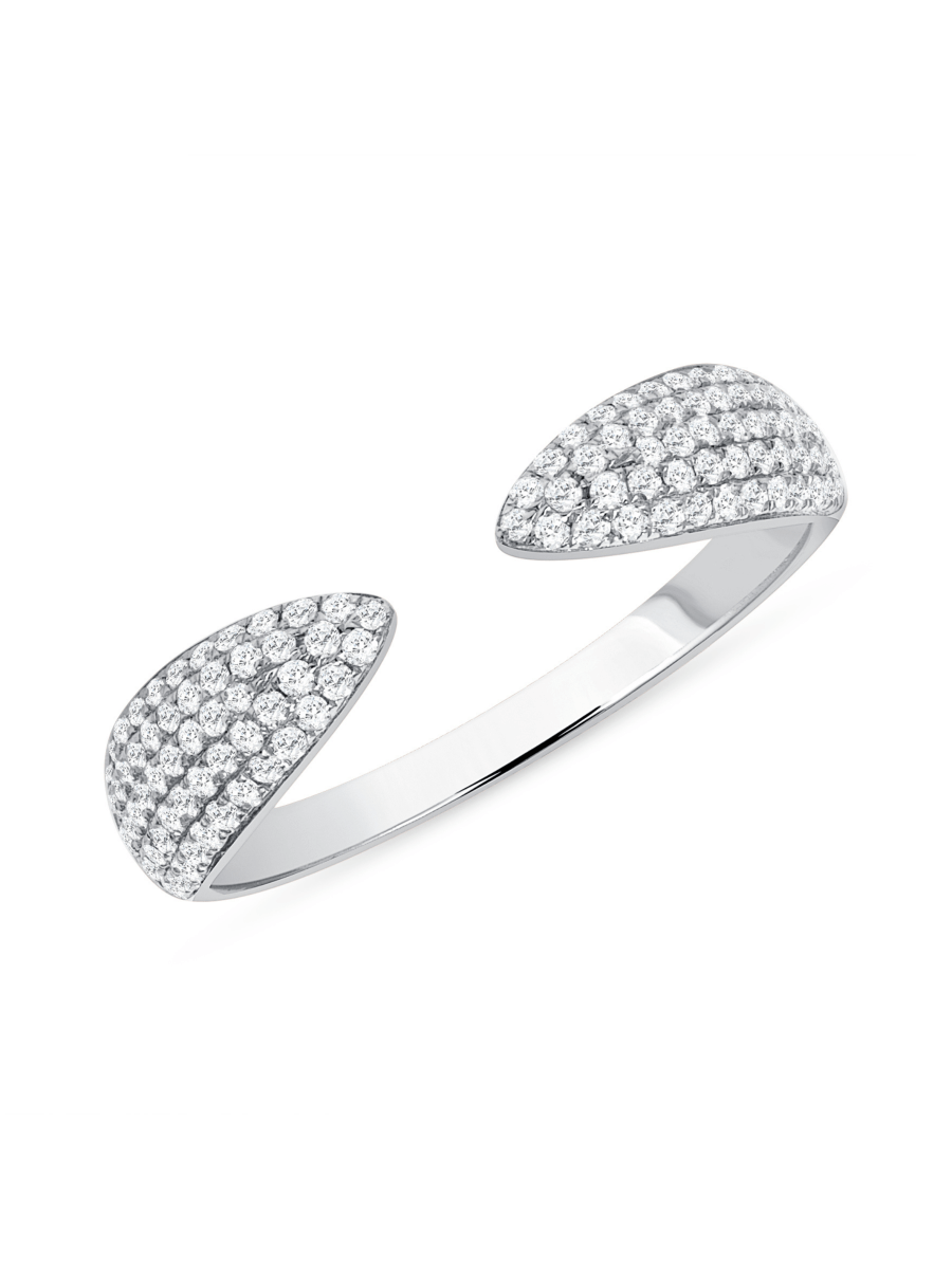 Jen Diamond Claw Ring 14K - LeMel