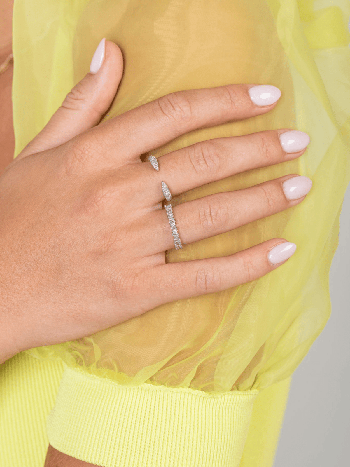 Jen Diamond Claw Ring 14K - LeMel