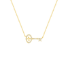 Key Diamond Necklace 14K - LeMel