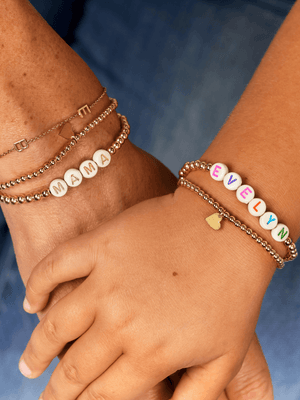 Kids Baby Girl Bracelets (6 pack) R108 – Oro Laminado Elsa