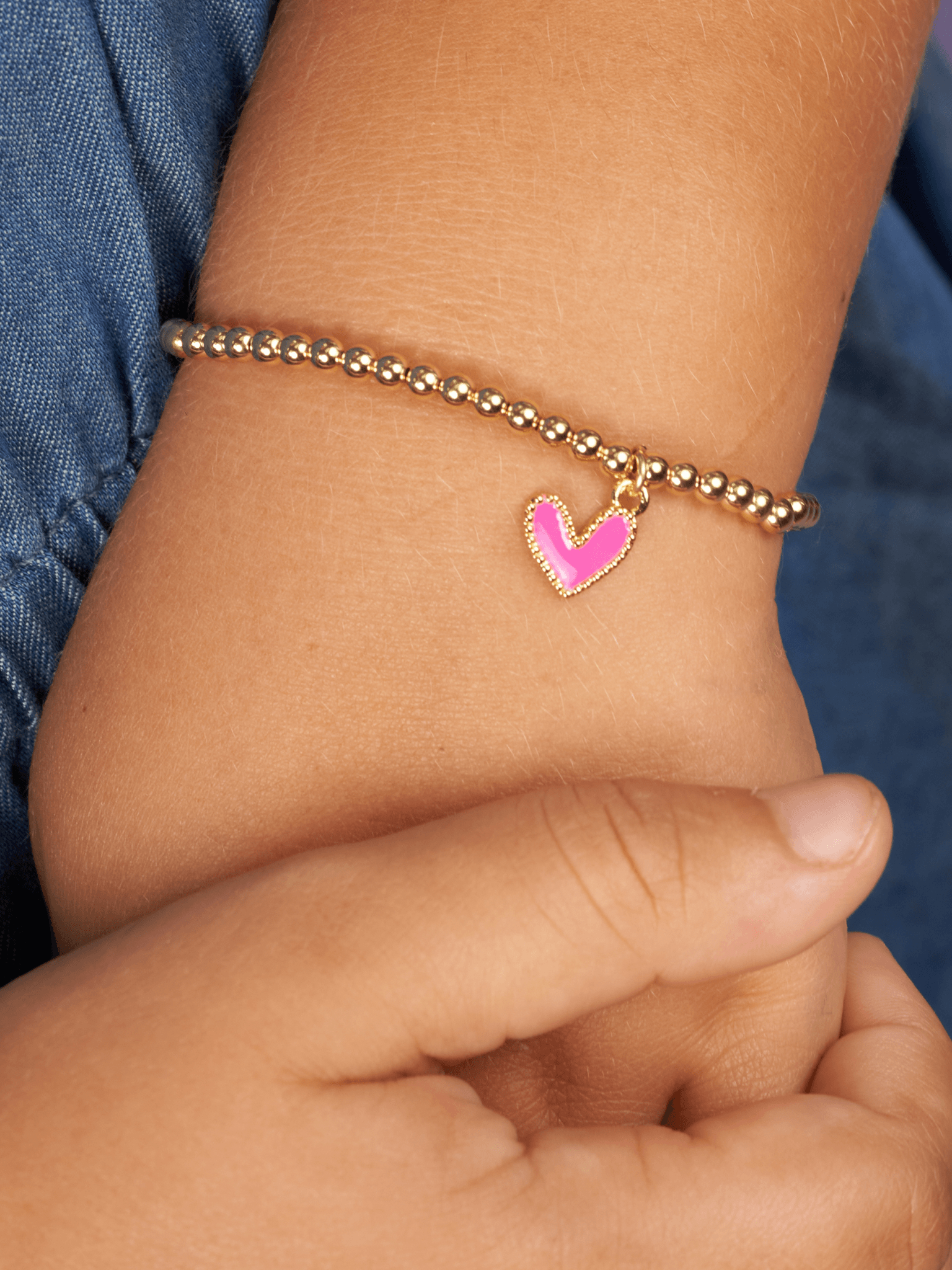 Kid Lilah Heart Everyday Stretch Bracelet - LeMel