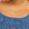 Kid Mini Diamond Cross Necklace 14K - LeMel