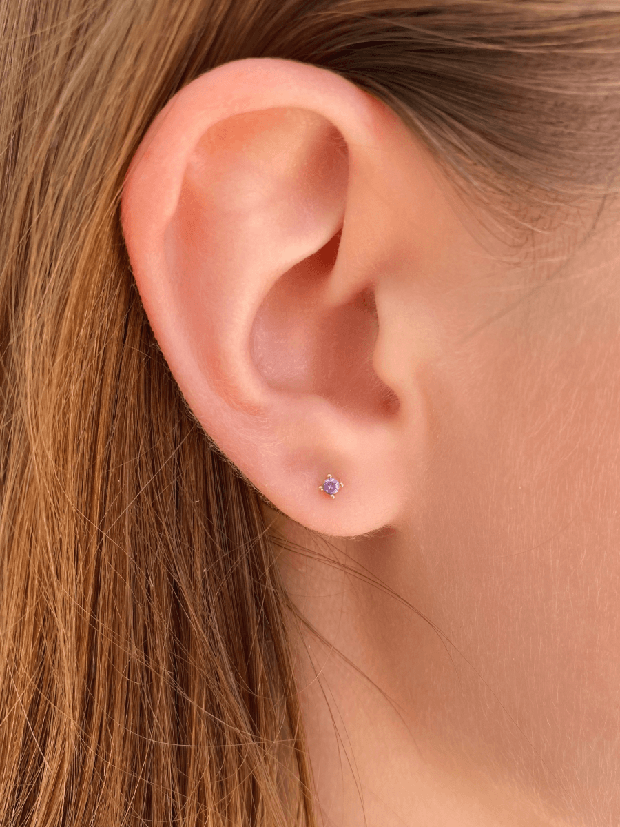 Cubic zirconia earrings studs
