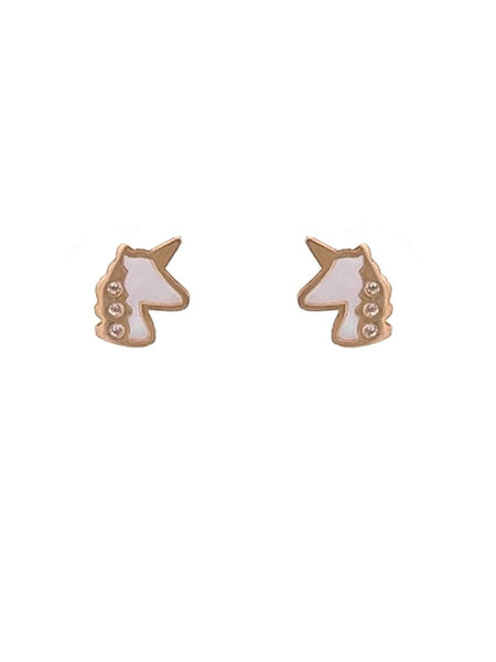 Unicorn Gold Earrings – Rajasi Jindal