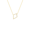 Kite Diamond Necklace 14K - LeMel