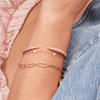Lisa Diamond Paperclip Bracelet 14K - LeMel