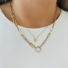 Longhorn Necklace 14K - LeMel