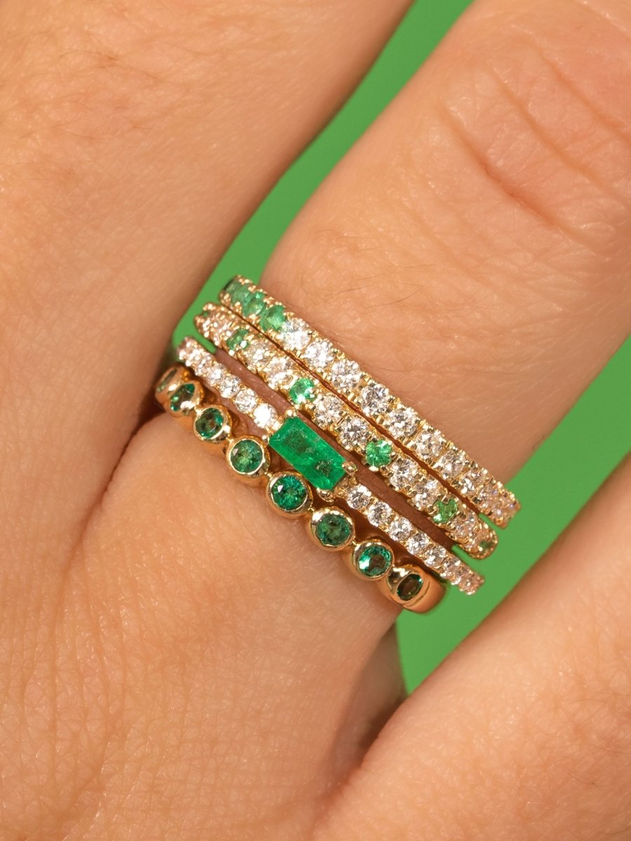 Madeline Ring Emerald 14K - LeMel