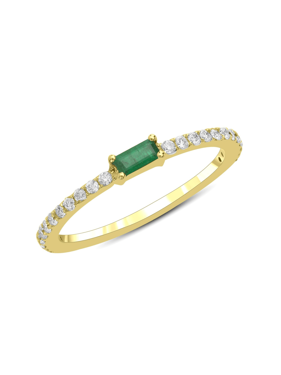 Madeline Ring Emerald 14K - LeMel