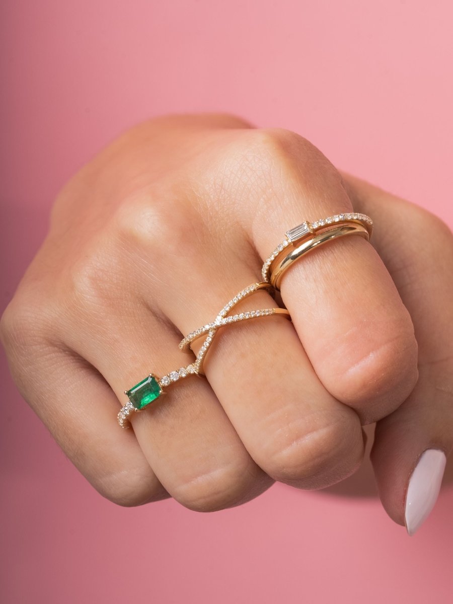 Merrick Emerald Ring 14K - LeMel