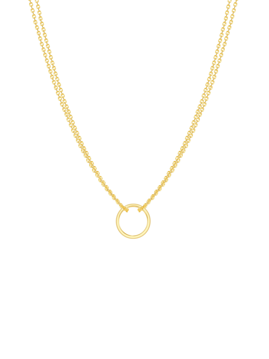 Mini circle necklace 2025
