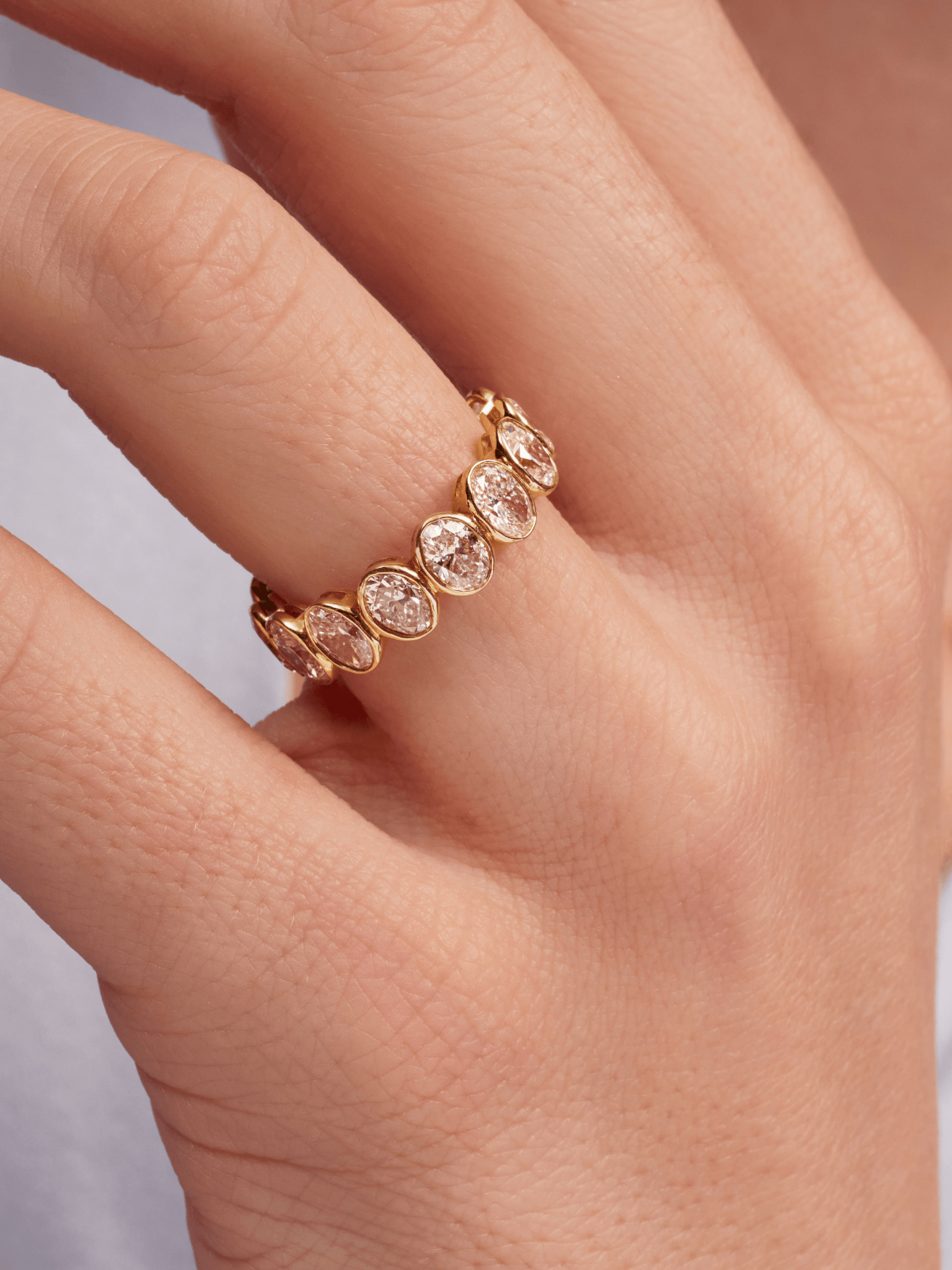 Eternity band yellow gold on sale