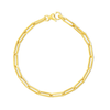 Paperclip 'M' Bracelet 14K - LeMel