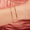 Paperclip 'M' Bracelet - LeMel