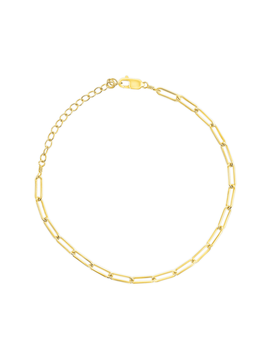 Paperclip 'M' Bracelet - LeMel