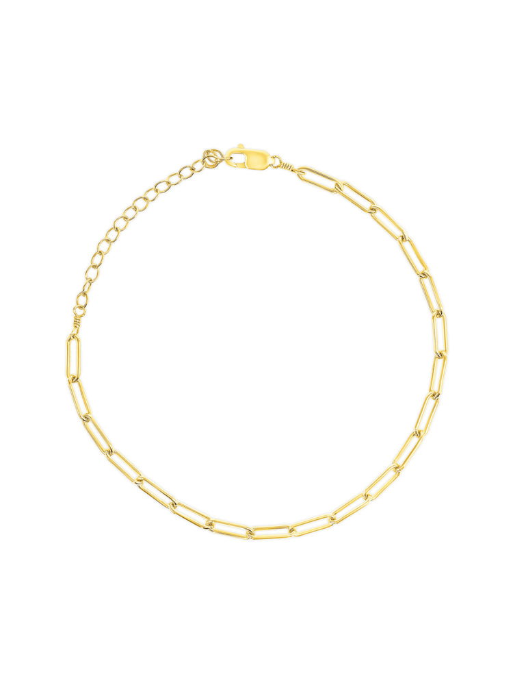 The Paperclip Chain Bracelet