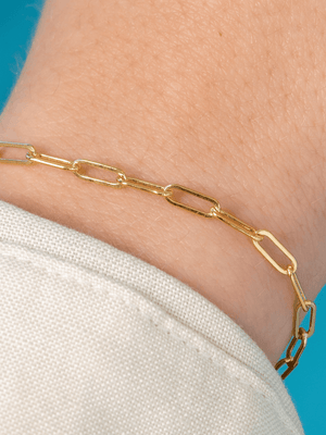 The Paperclip Chain Bracelet
