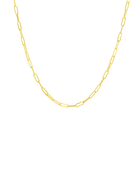 Paperclip 'XS' Chain Necklace 14K - LeMel
