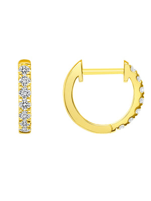 Perfect Diamond Huggie 14K