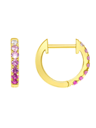 Pink Ombre Huggie 14K - LeMel