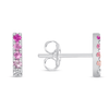 Pink Ombre Stud Earring 14K - LeMel