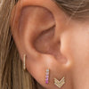 Pink Ombre Stud Earring 14K - LeMel