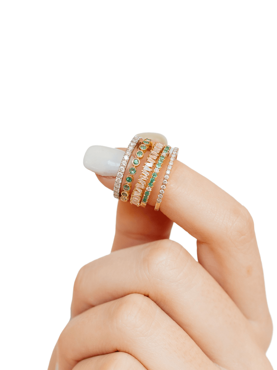 Prism Ring Emerald 14K - LeMel