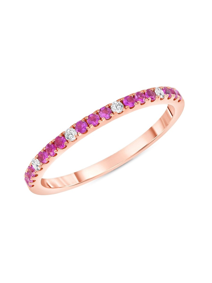 Prism Ring Pink Sapphire 14K - LeMel