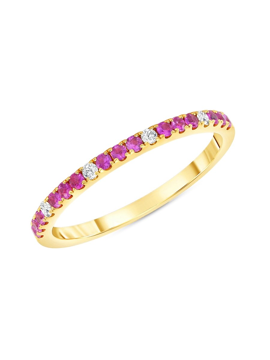 Prism Ring Pink Sapphire 14K - LeMel