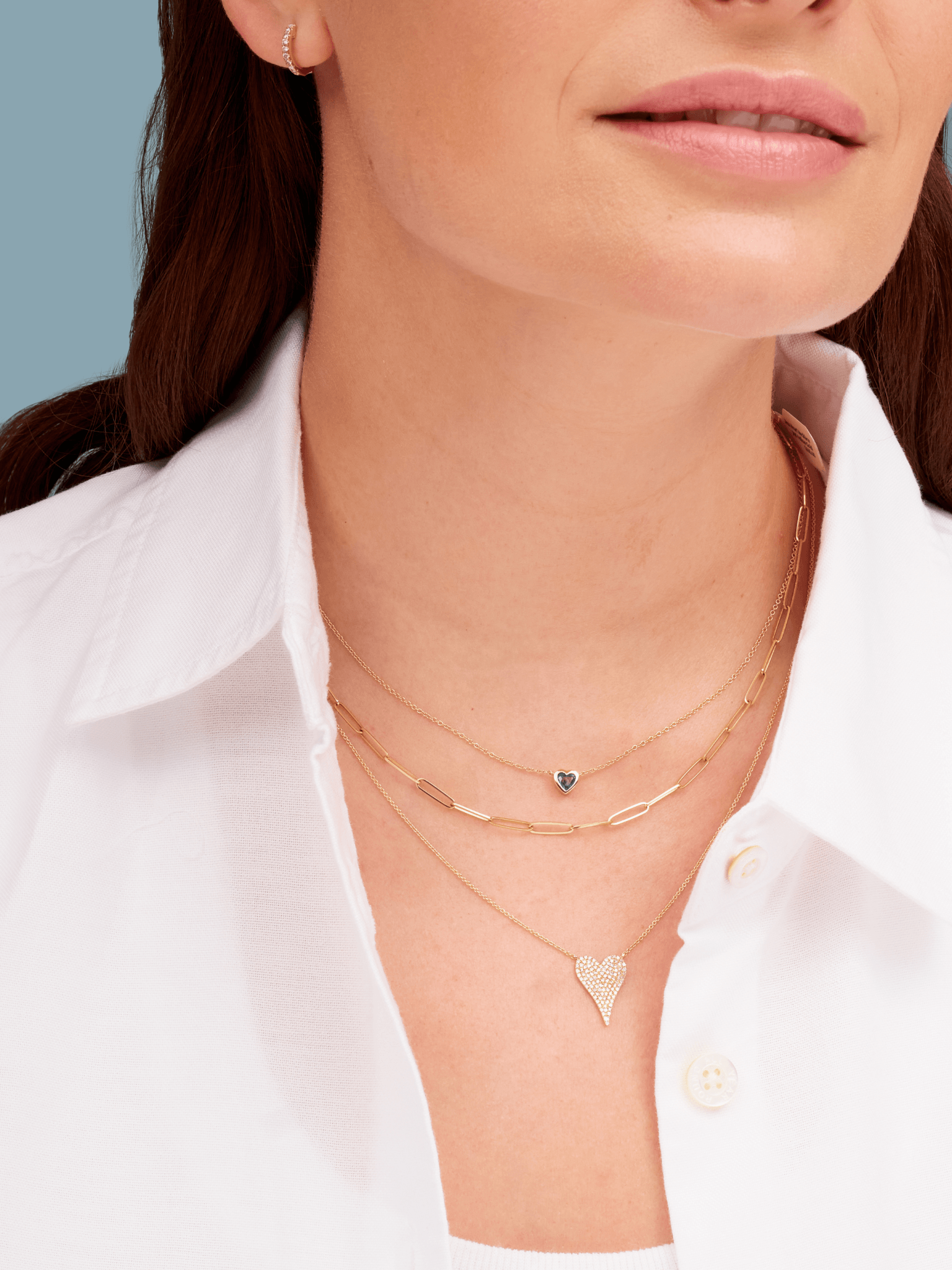 Emerald sales heart pendant