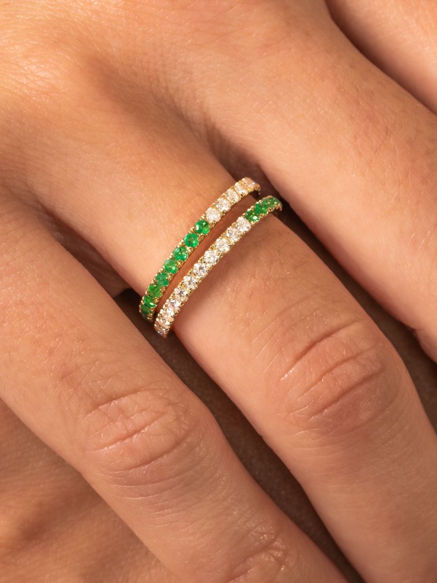 Reversible Ring Emerald 14K - LeMel