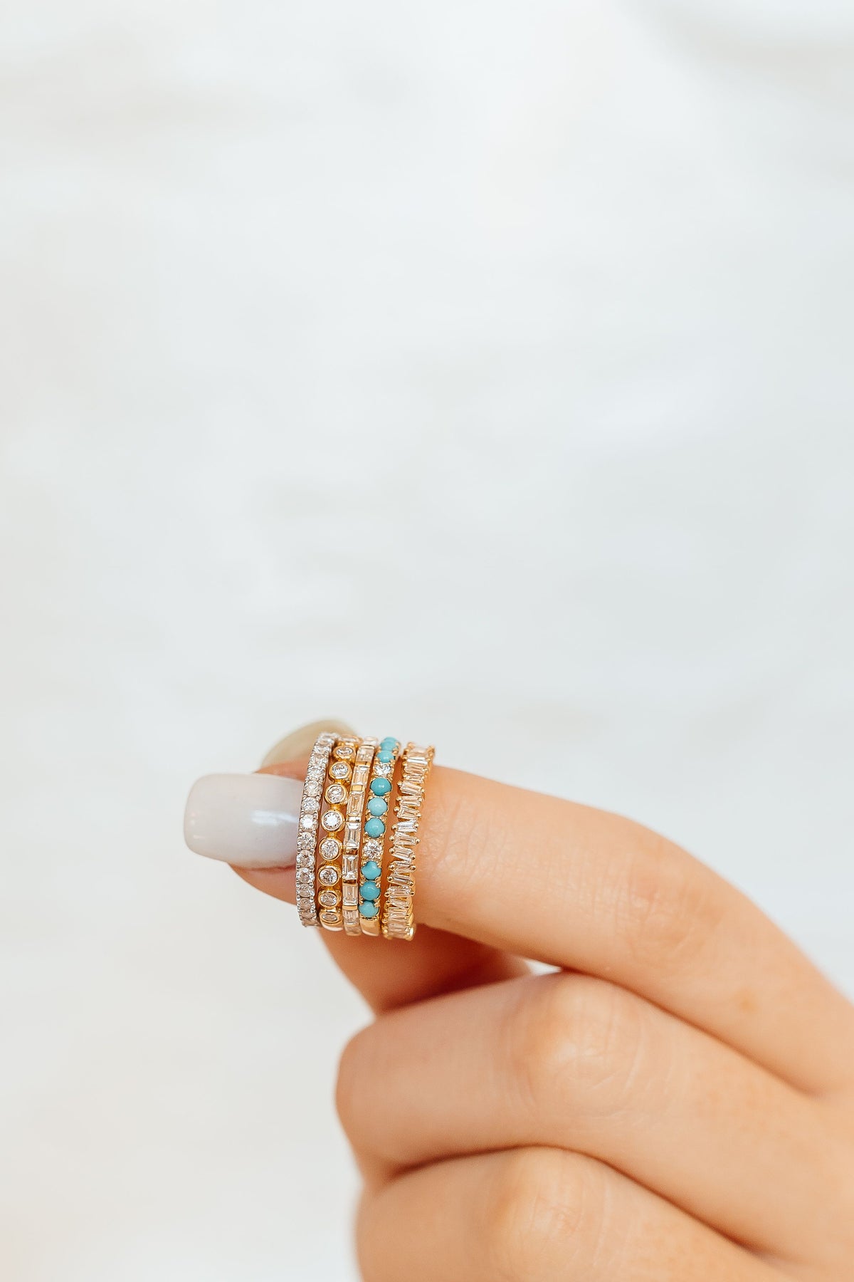 Prism Turquoise Ring 14K