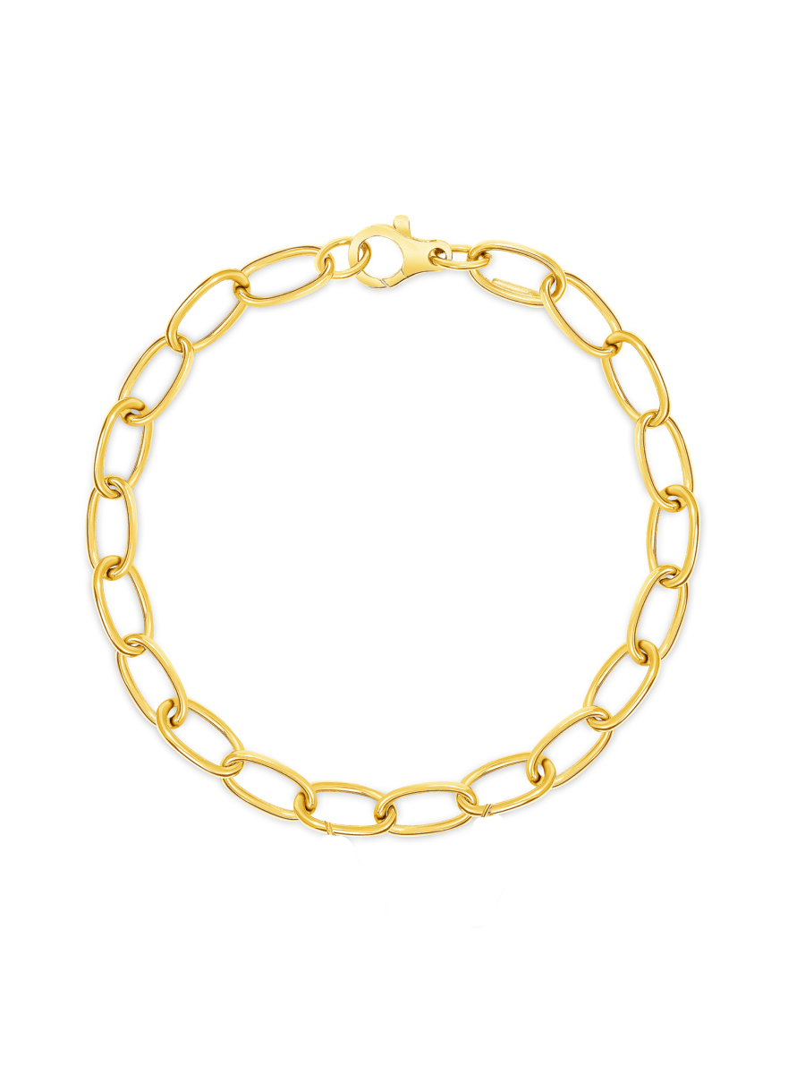 Round Chain Bracelet 14K - LeMel