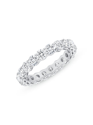 Round Diamond Eternity Band 14K