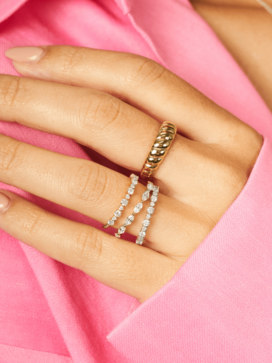 Sadie Diamond Ring 14K - LeMel