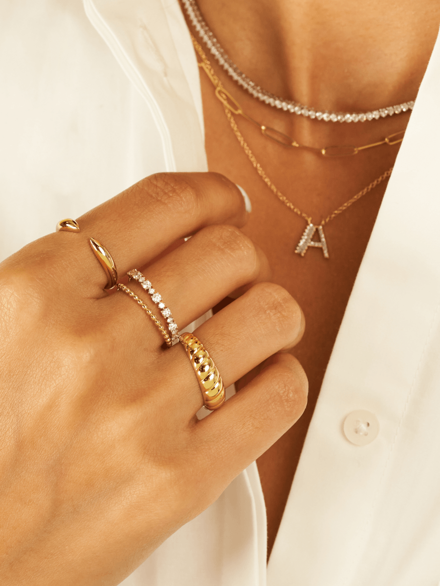 Sadie Diamond Ring 14K - LeMel